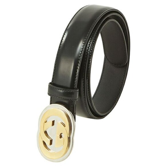 Gucci Belt Interlocking G Black 85 cm main image 5